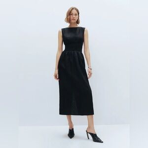 Reformation Davie Linen Dress